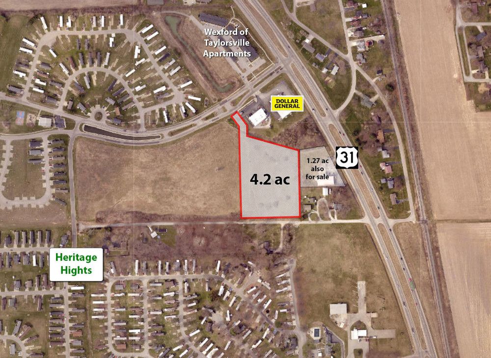 Commercial Land for Development: 2401 Henry Lakes Blvd, Columbus, IN 47201
